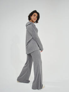  Conjunto Loungewear Vínculo V1 Cinzento com Brilho – Exhale