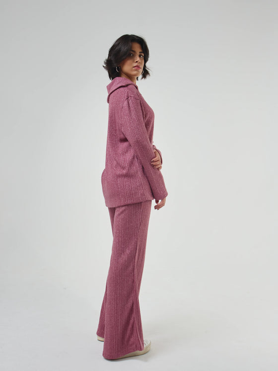 Conjunto Loungewear Vínculo V2 Rosa com Brilho – Exhale