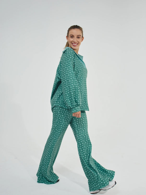 Conjunto Loungewear Horizonte V2 Verde – Exhale