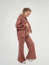 Camisola Loungewear Horizonte V1 Bordeaux e Rosa