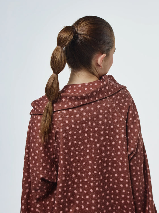 Camisola Loungewear Horizonte V1 Bordeaux e Rosa